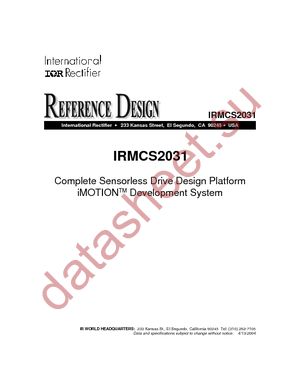 IRMCS2031 datasheet  